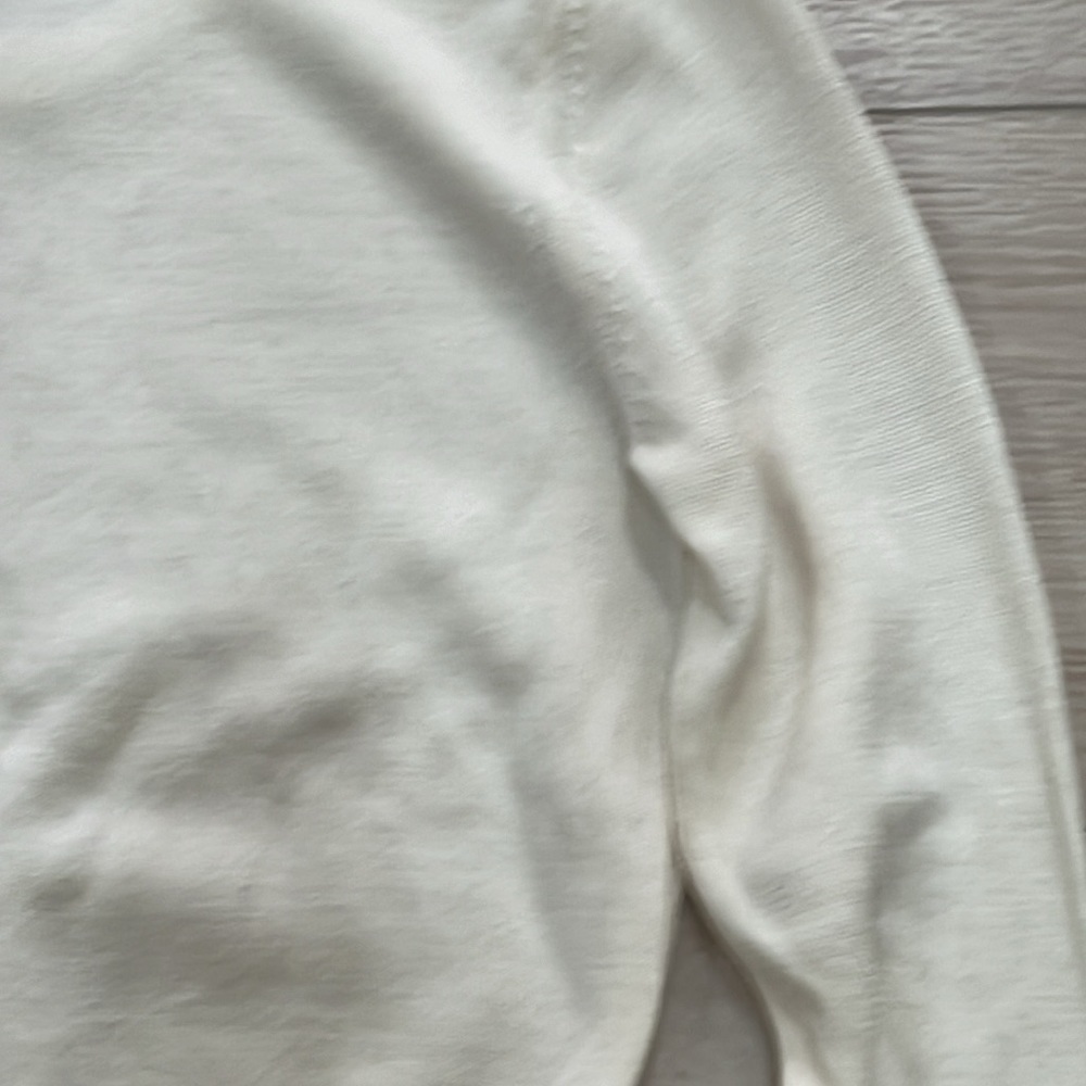 Sandro Off-White Crew Neck Sweater - Picture 13 of 15